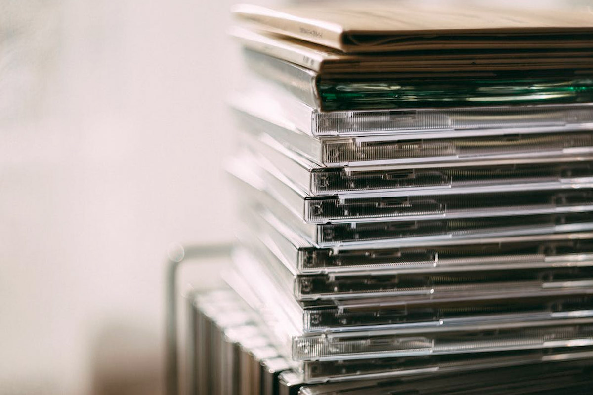 Stack of CDs